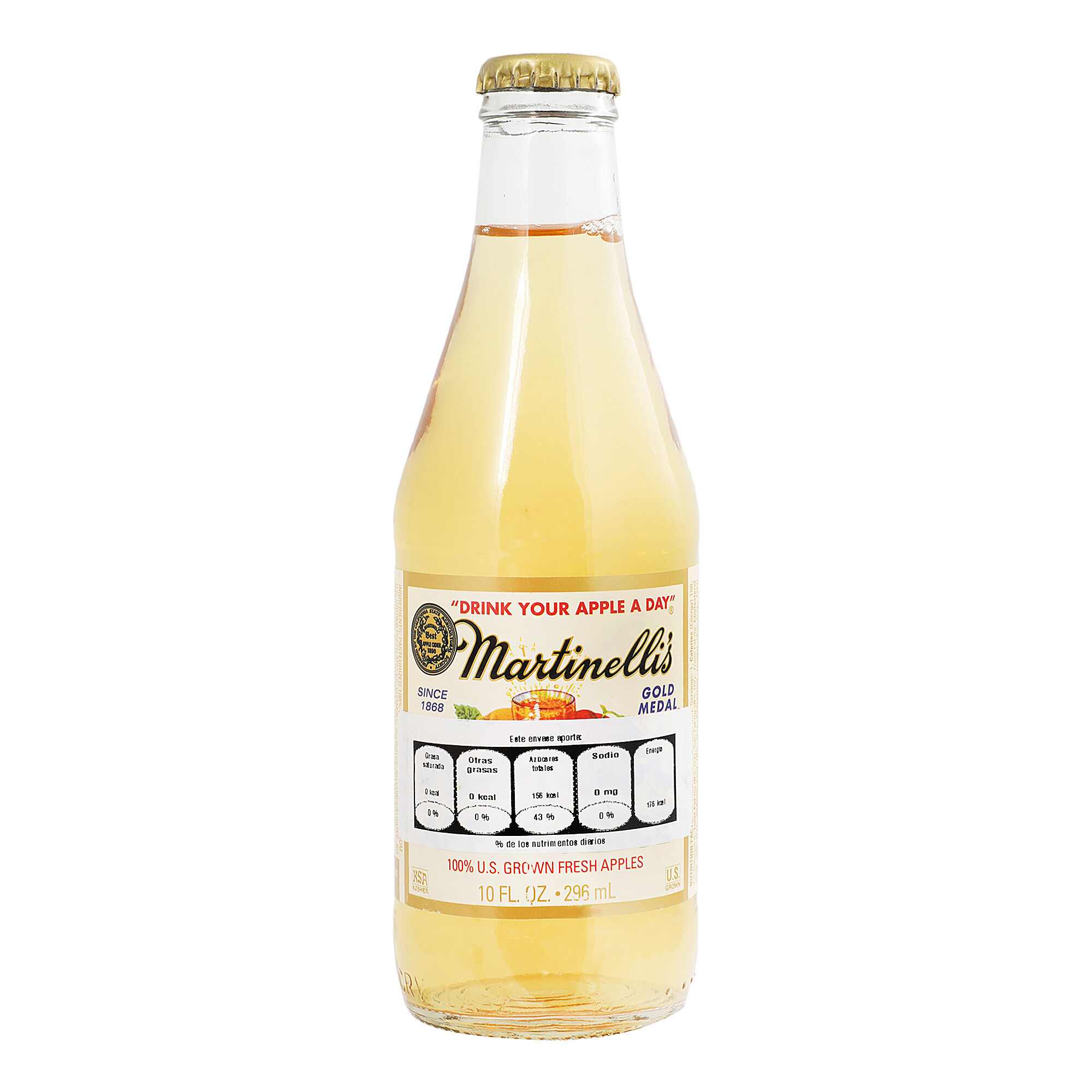 Jugo Manzana Sparkling Martinellis 296.0 Ml