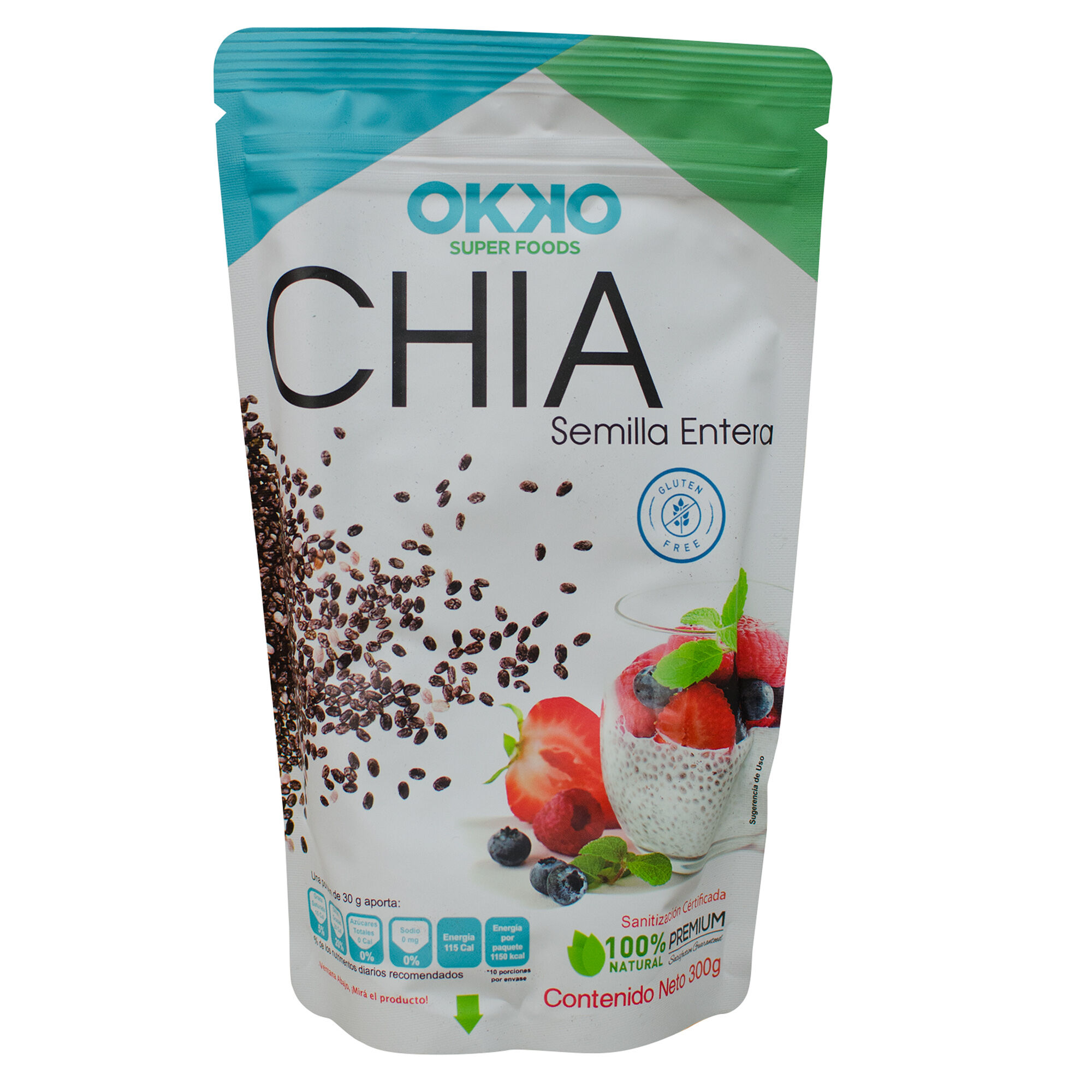 Semilla Entera Chia Okko 300.0 Gr