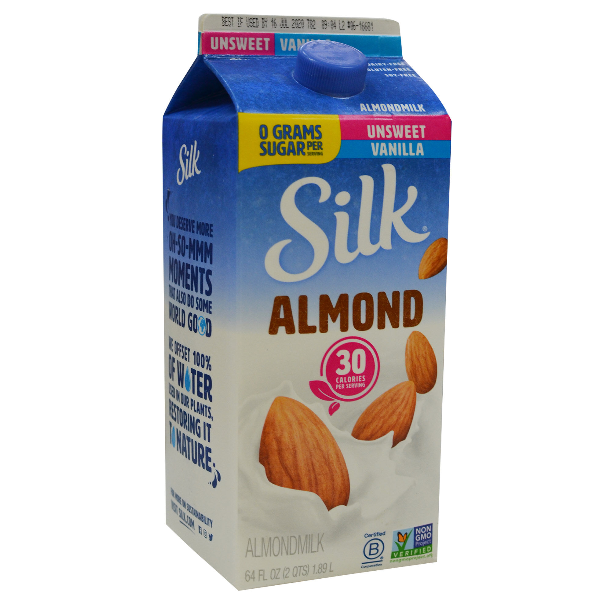 Alimento De Soya Vainilla Sin Azucar Silk 1.816 Lt