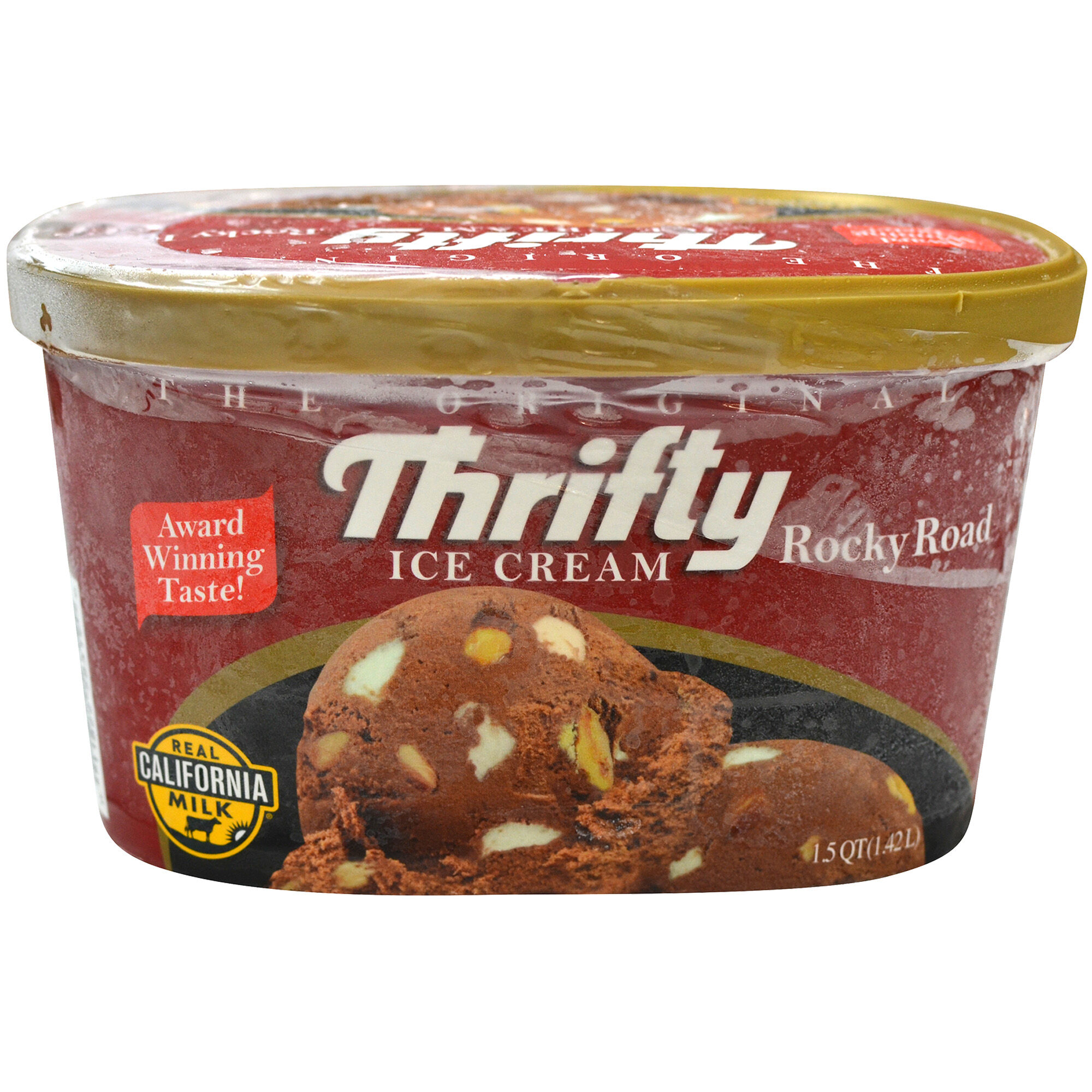 Ice Cream Rocky Road Thrifty 1.66 Lt
