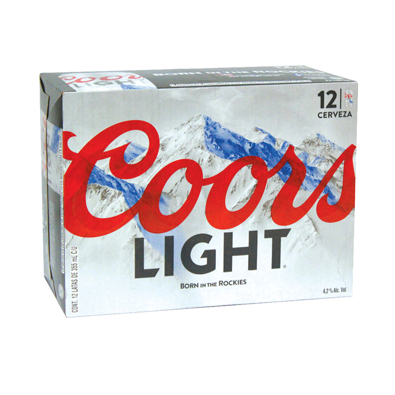 Cerv Lata 355 Coors Light 12.0 Pack