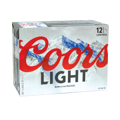 Cerv Lata 355 Coors Light 12.0 Pack