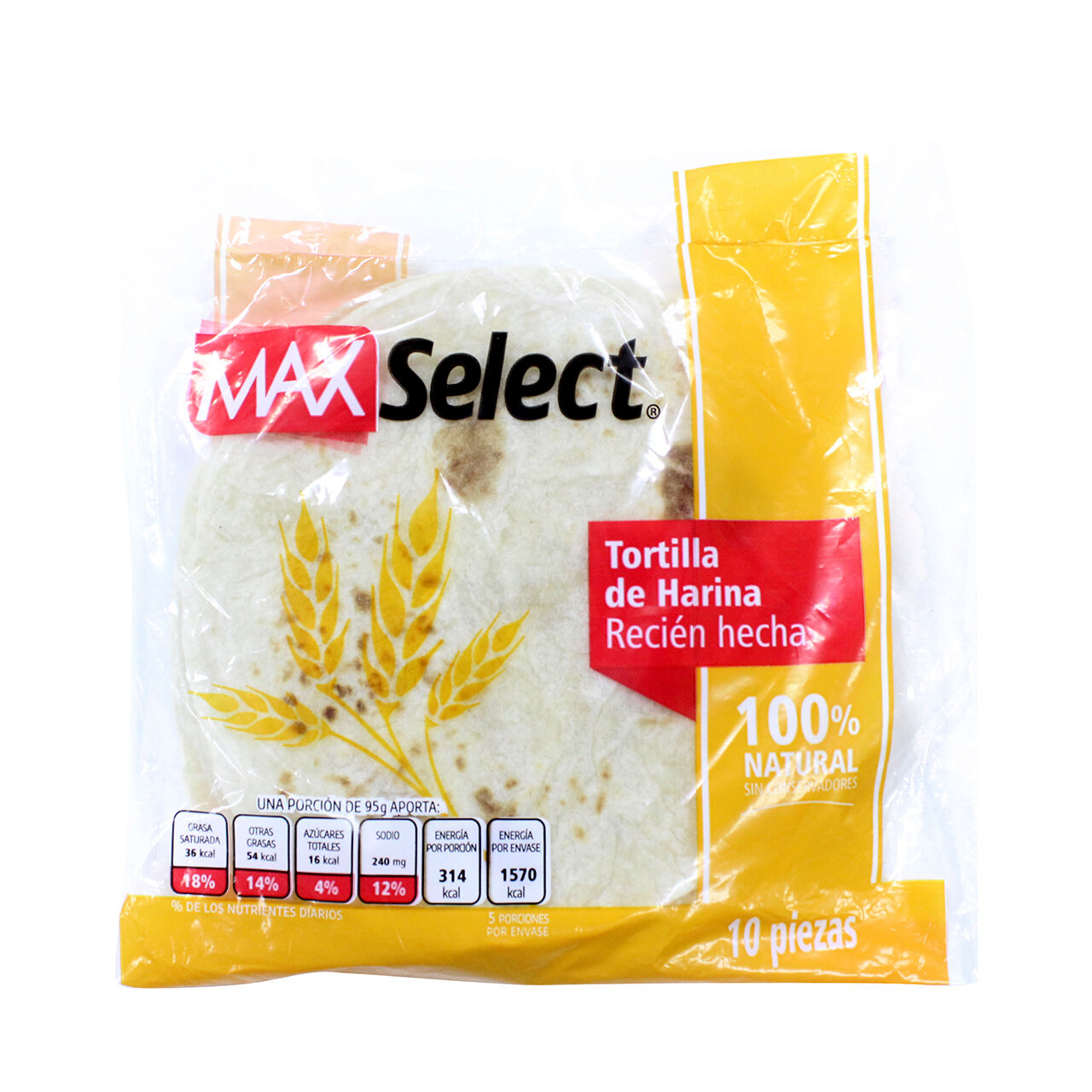 Tortilla Harina Max Select 10.0 Pza