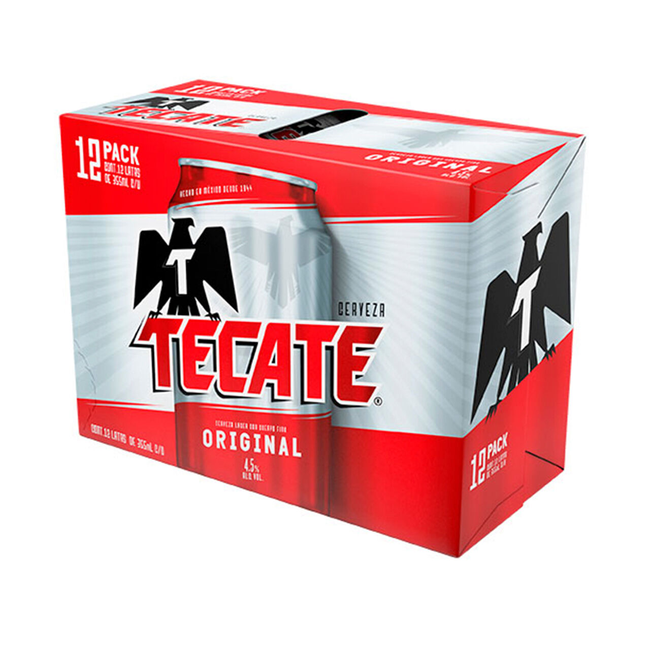 Cerv Lata 355 Regular Tecate 12.0 Pack