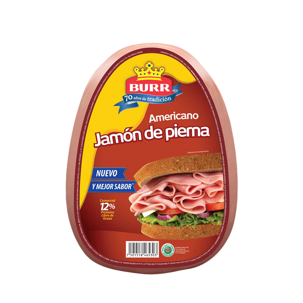 Jamon De Pierna Americano Burr 1.0 Kg