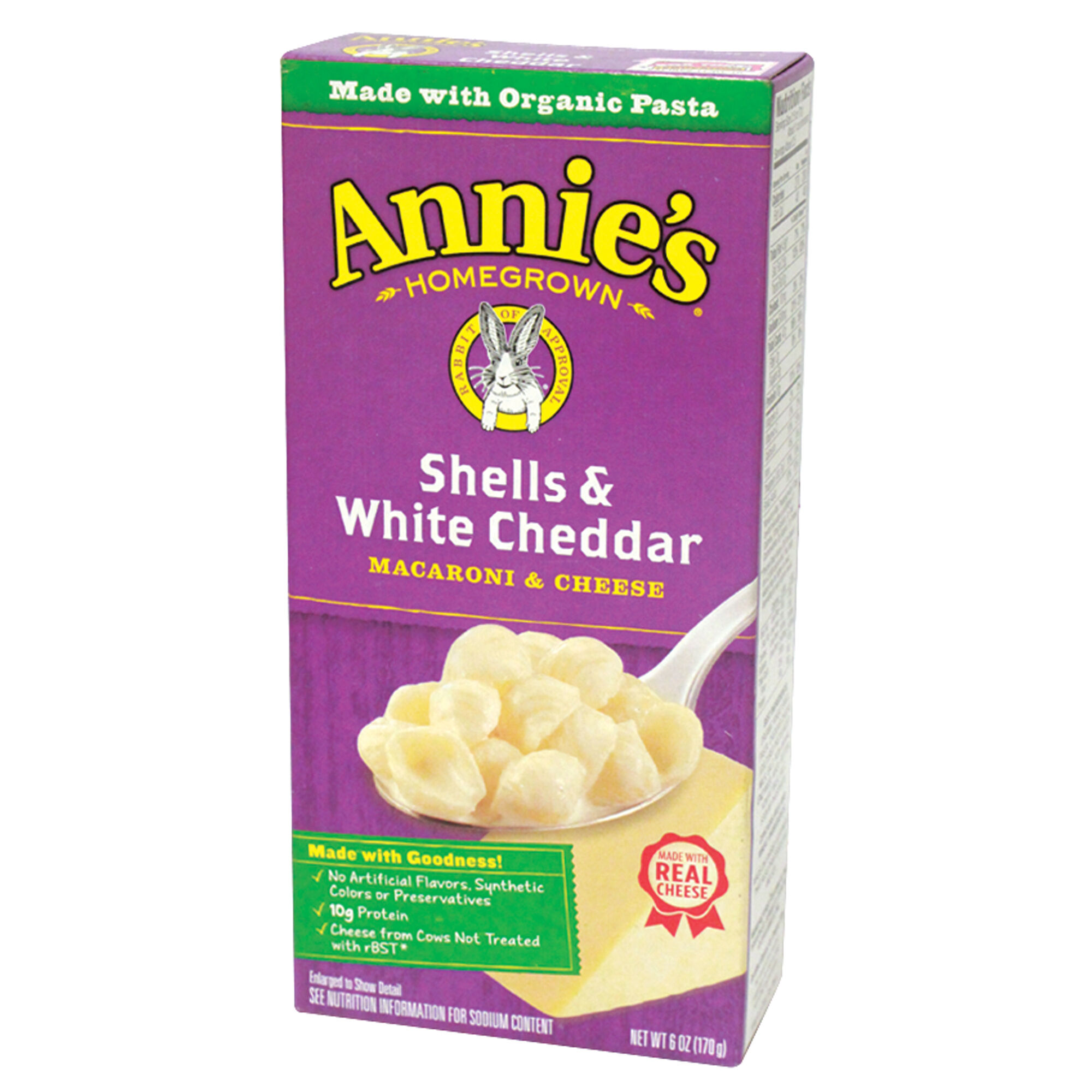 Mac & Chees White Cheddar Annie 6.0 Oz