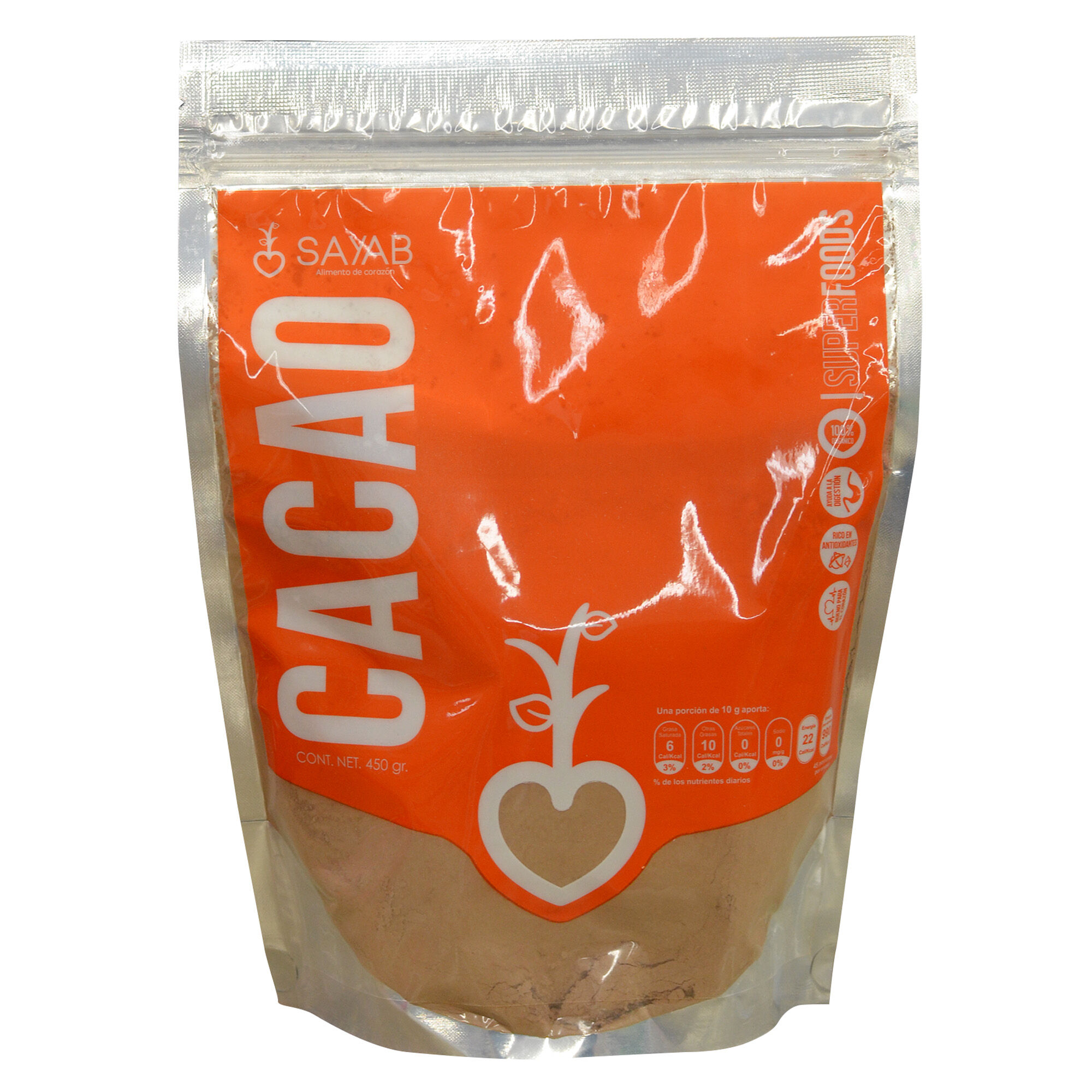 Cacao Organico Sayab 450.0 Gr