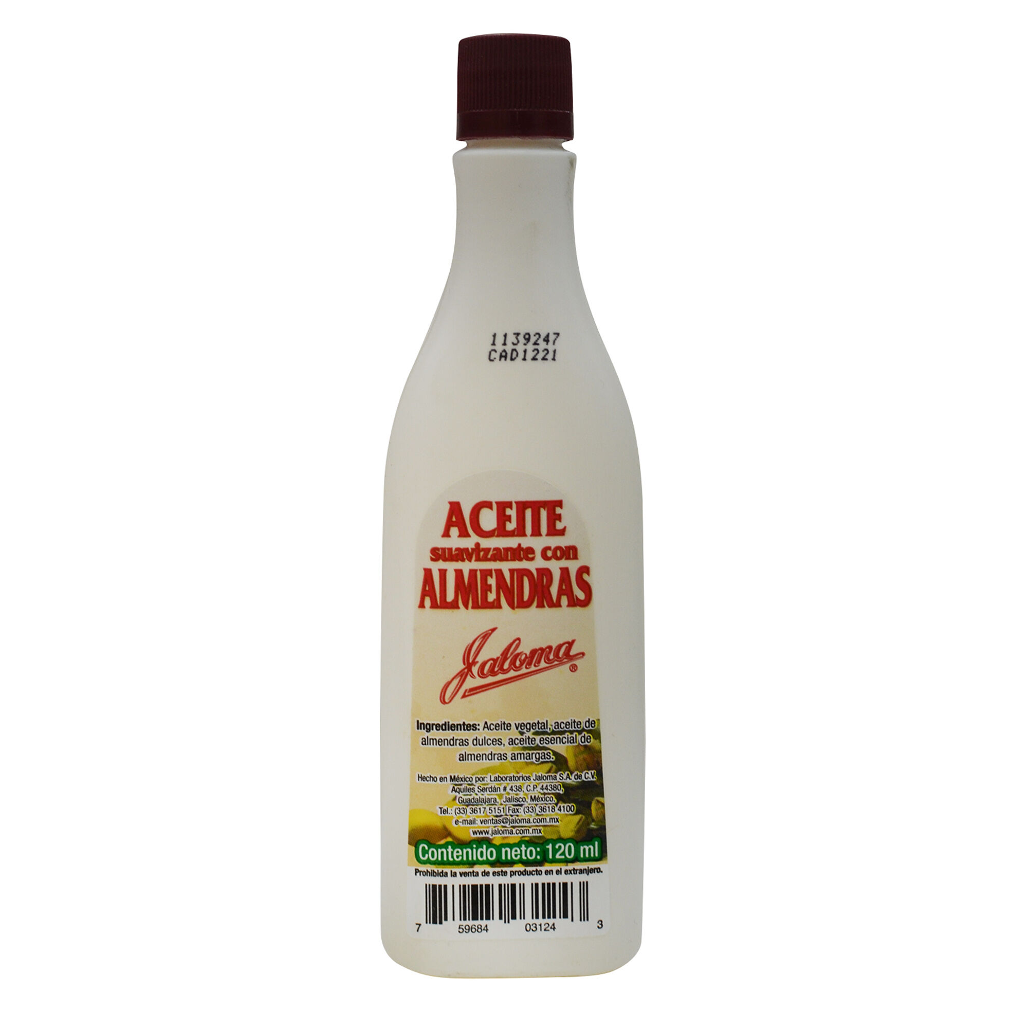 Aceite Almendras Jaloma 120.0 Ml