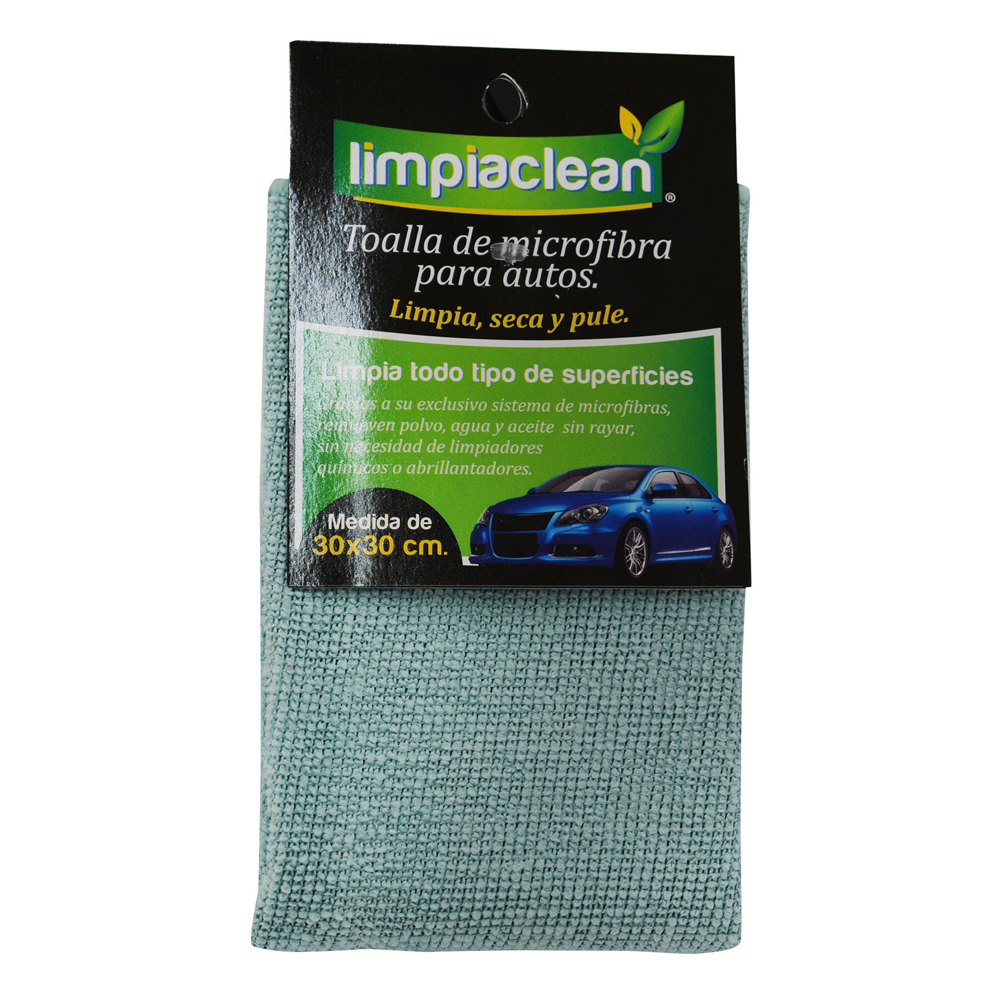 Toalla Microfibra P/auto 30x30cm Autoclean 1.0 Pza