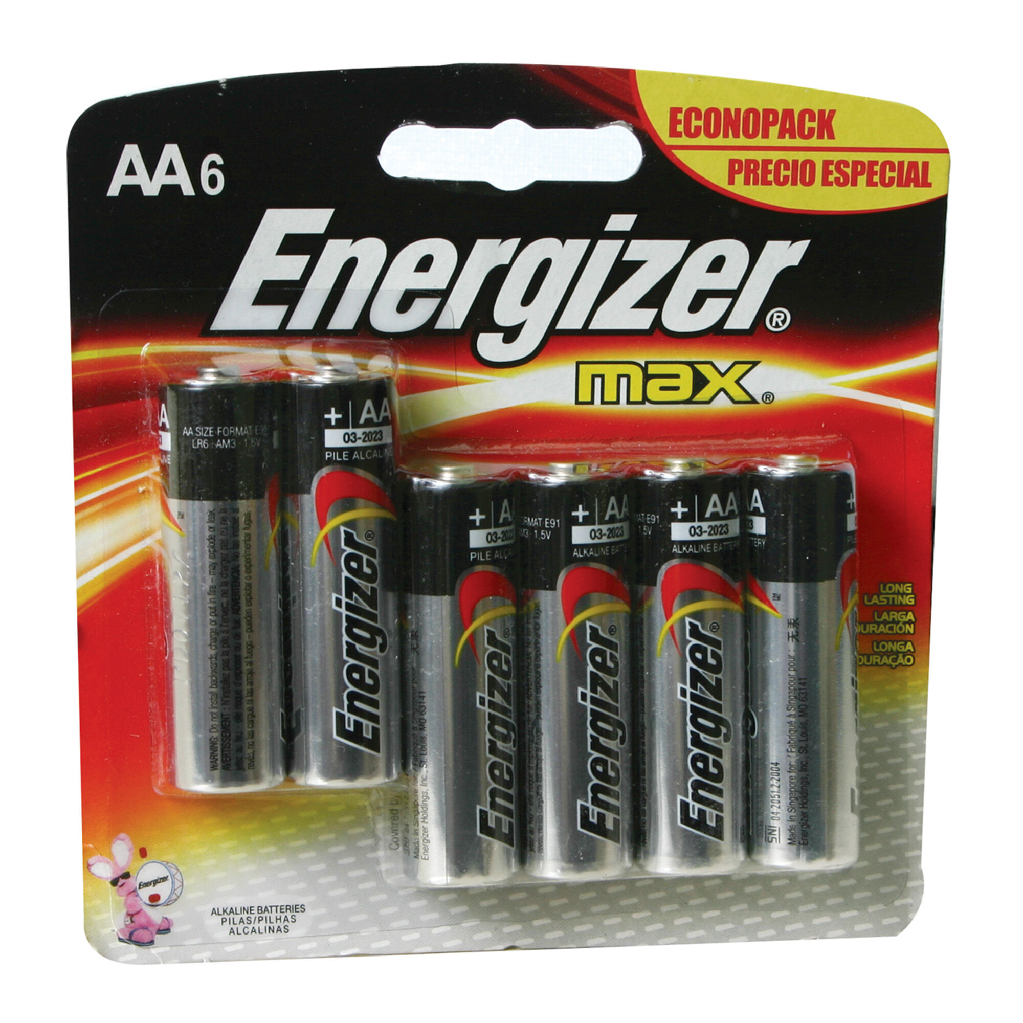 Pila Max Aa 4+2 Energizer 6.0 Pza
