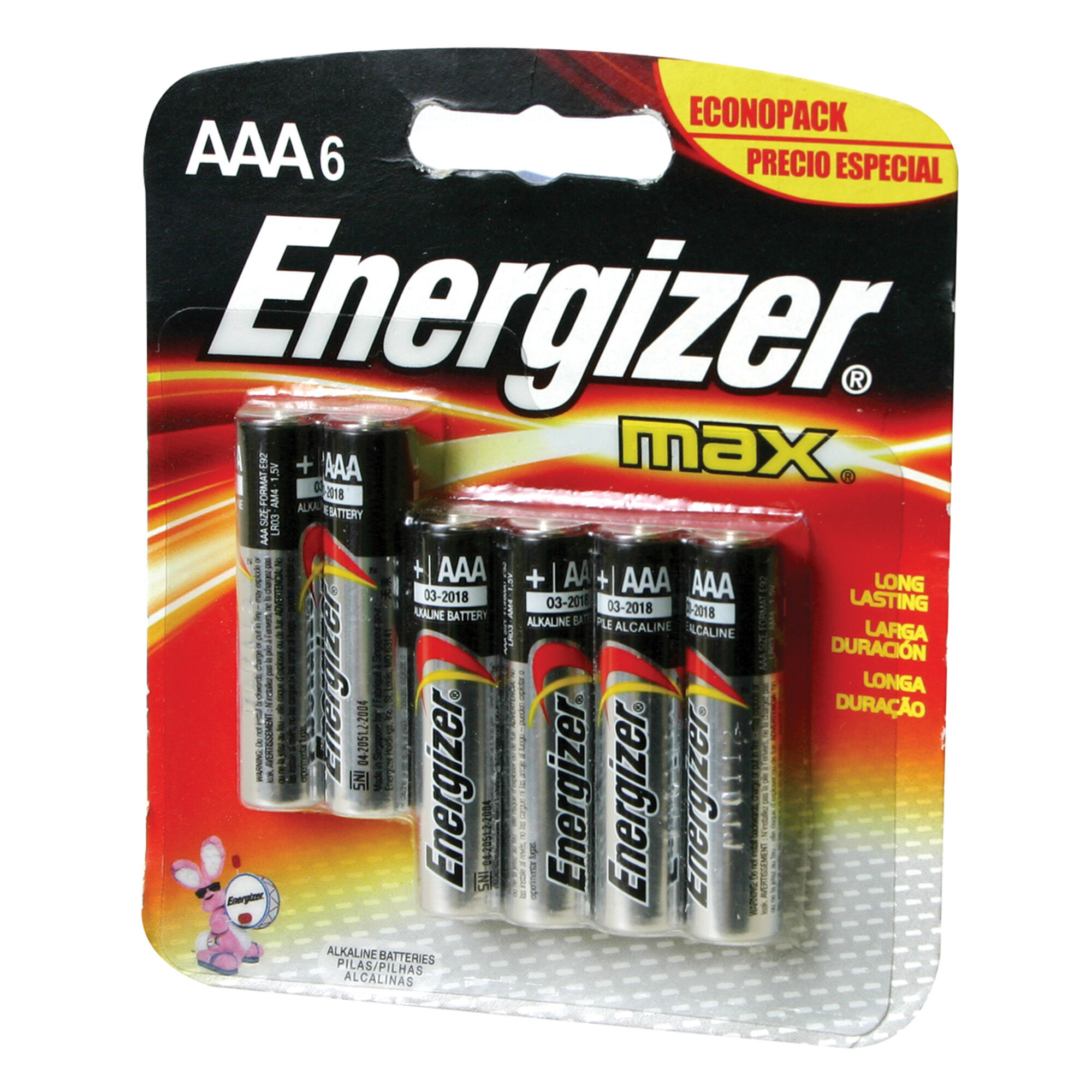 Pila Max Aaa 4+2 Energizer 6.0 Pza