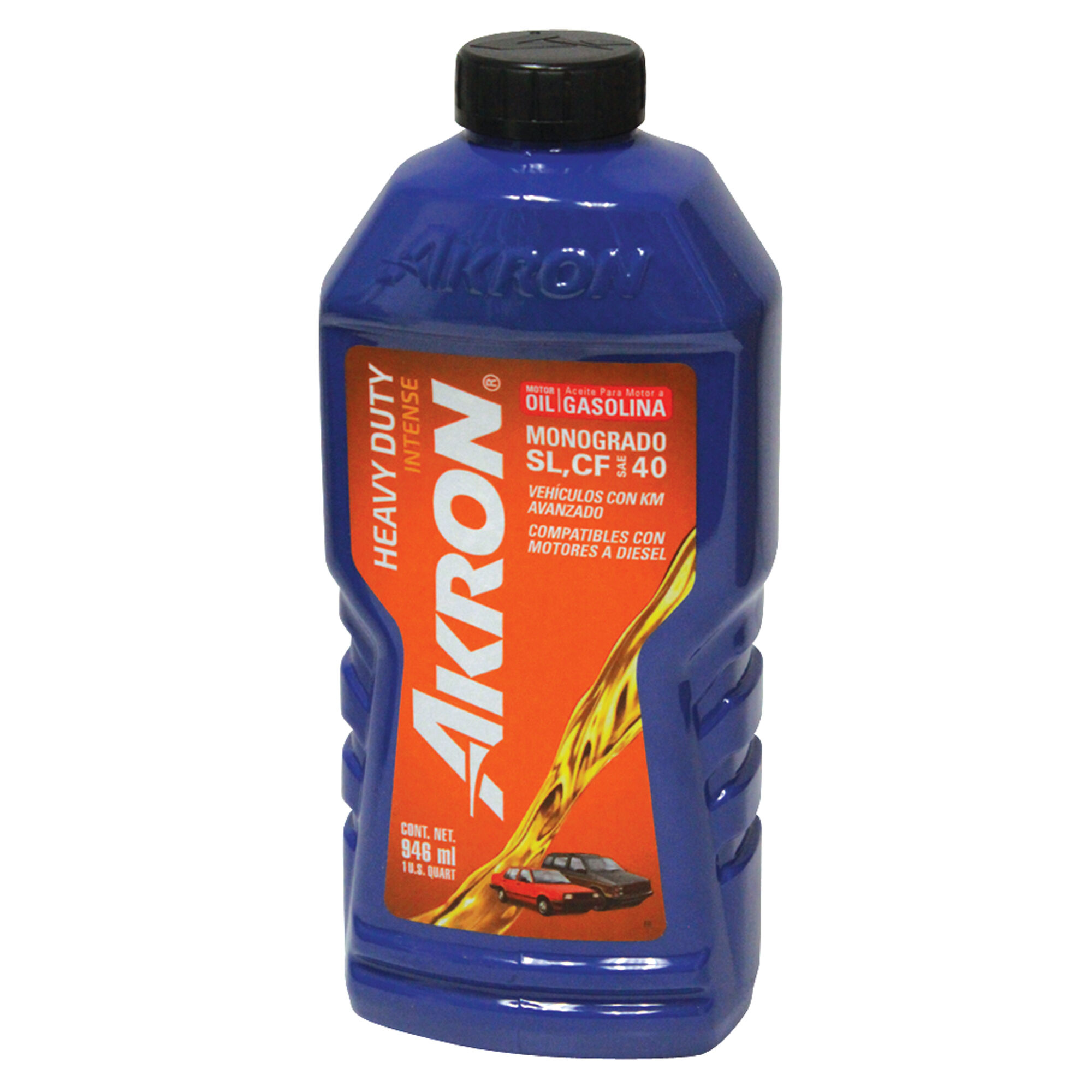Aceite Hd Intense Sae 40 Akron 946.0 Ml