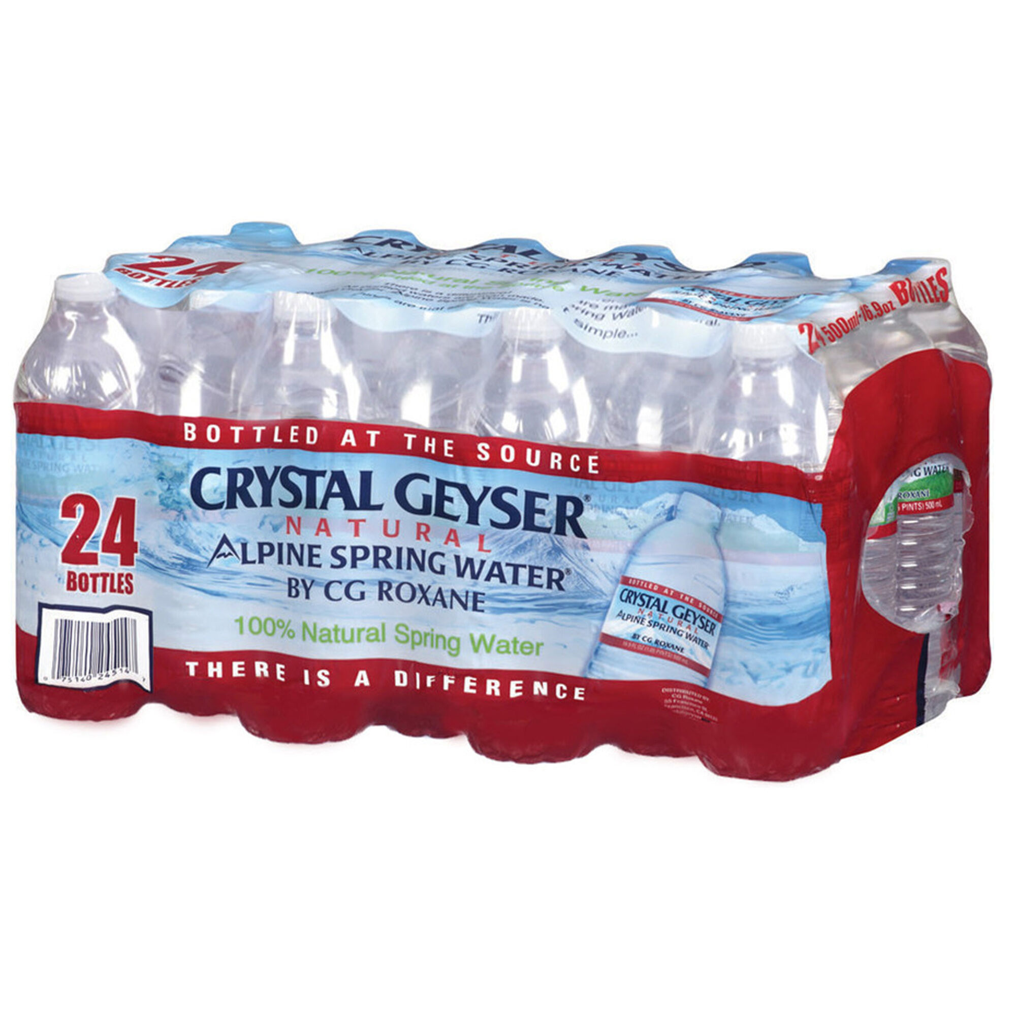 Spring Water 24 Pack Crystal Geyser 500.0 Ml