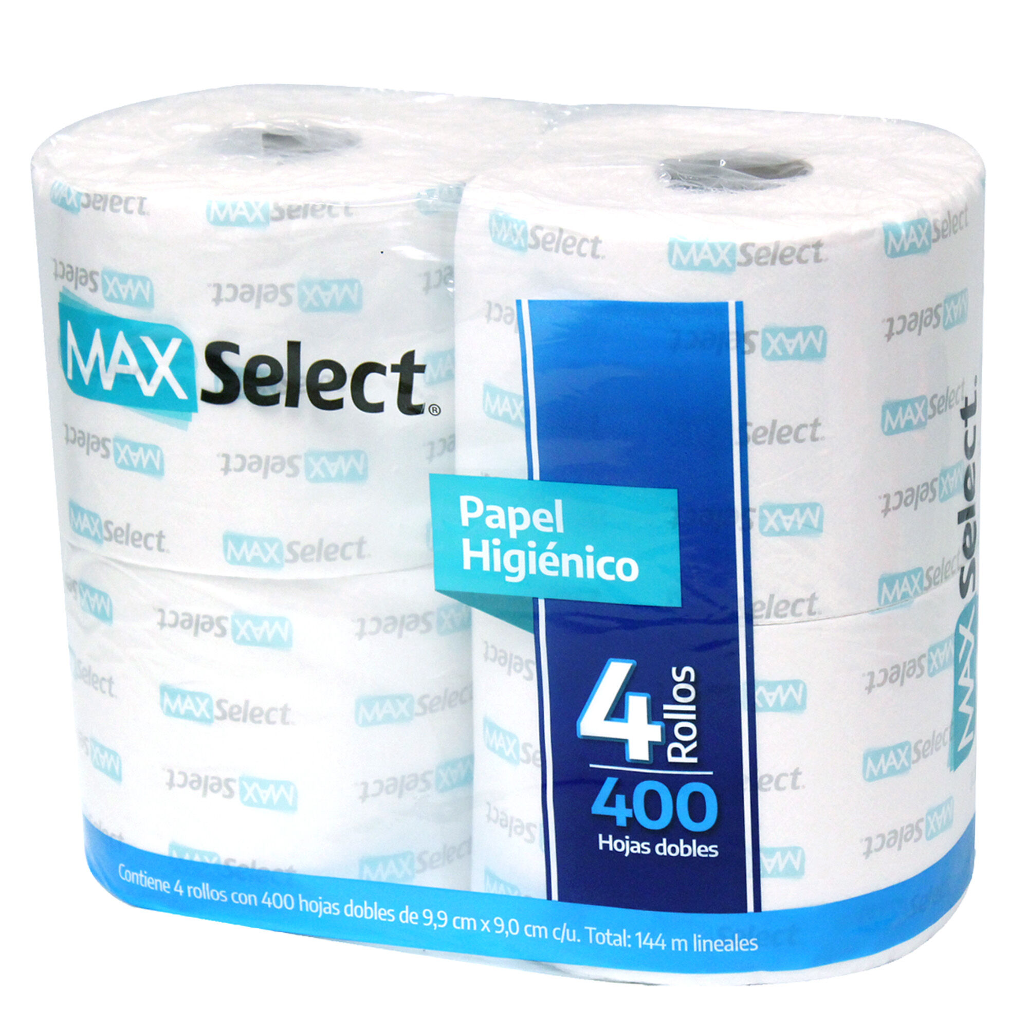Papel Higienico 400 Hd Max Select 4.0 Rollo
