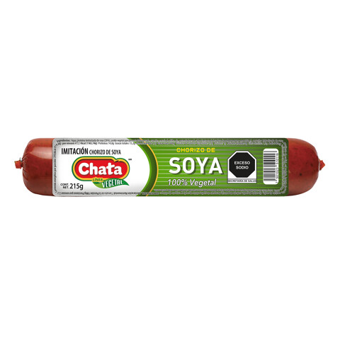 Chorizo De Soya Chata 215 Gr