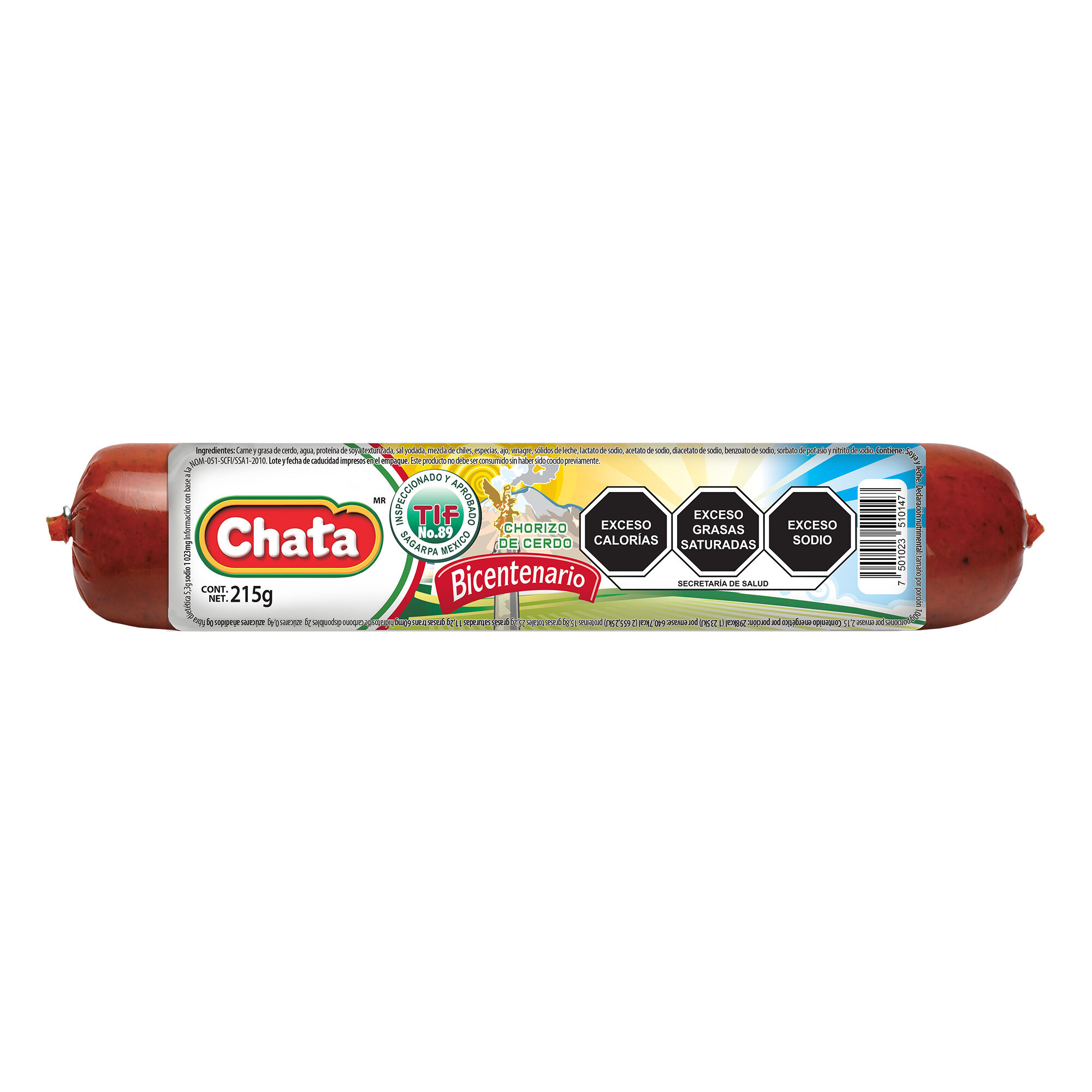 Chorizo Bicentenario Chata 215.0 Gr