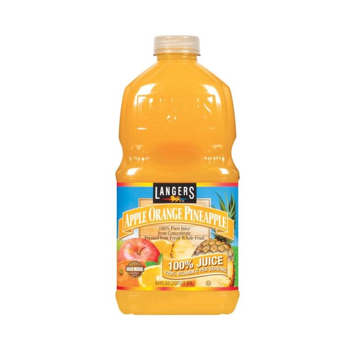 Apple Orange Pineapple Juice Langers 64.0 Oz
