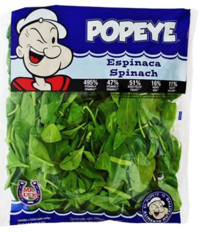 Espinaca Popeye 680.0 Gr