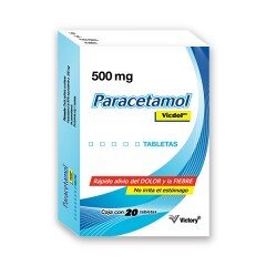 Paracetamol 500mg Vicdol 20 Tab