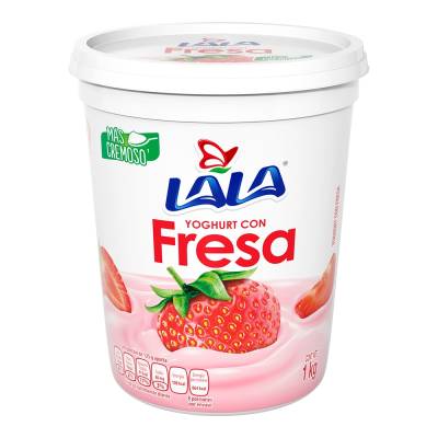 Yoghurt Fresas Lala 900.0 Gr