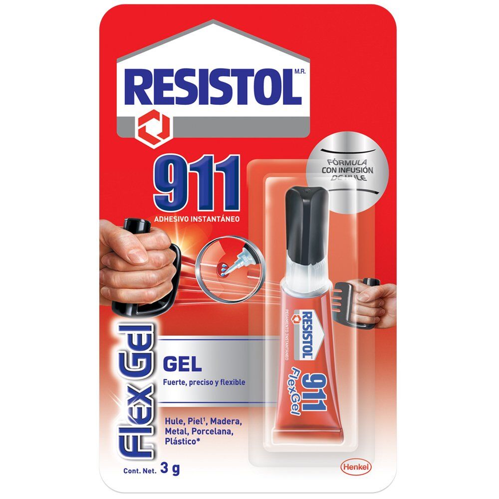 Pegamento Flexgel Resistol 3.0 Gr