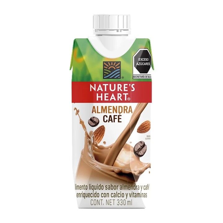 Leche Almedra Con Cafe Nature´s Heart 330.0 Ml