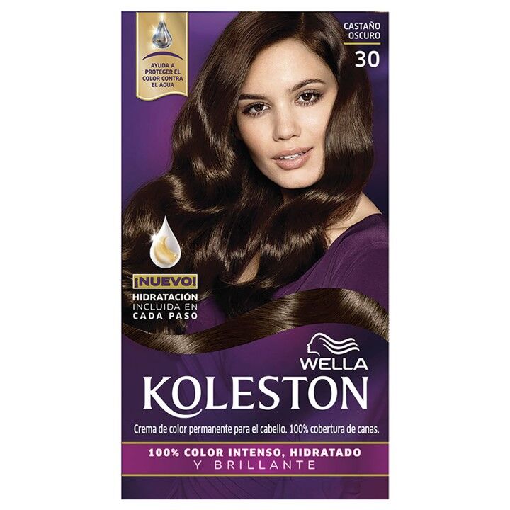 Tinte Cabello Castaño Obsc #30 Koleston 1.0 Pza