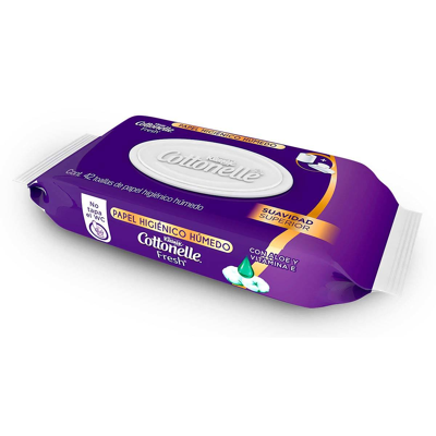 Papel Higienico Humedo Pouch Fresh Repuesto Cottonelle 4