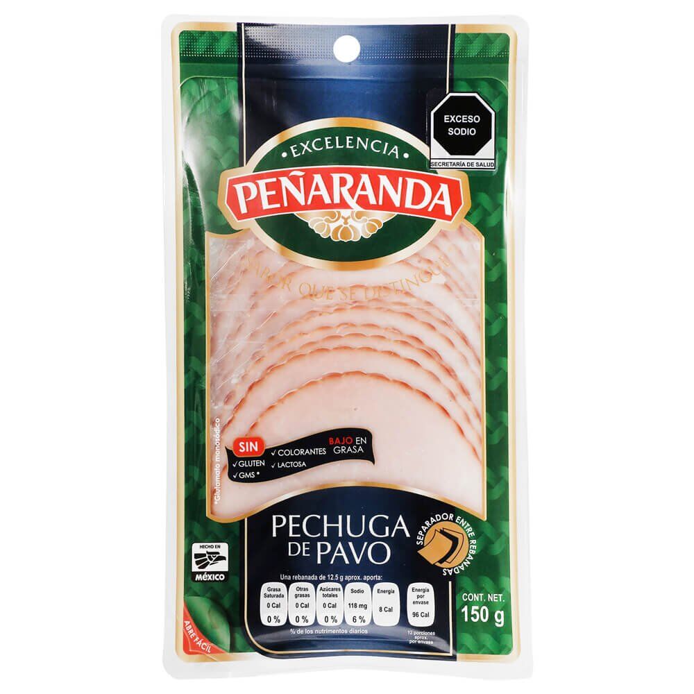 Pechuga Pavo Natural Peñaranda 150.0 Gr