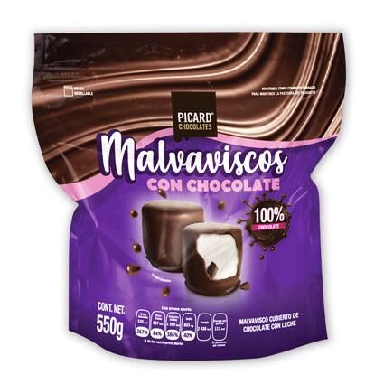 Malvabisco Chocolate Con Leche Picard 550.0 Gr