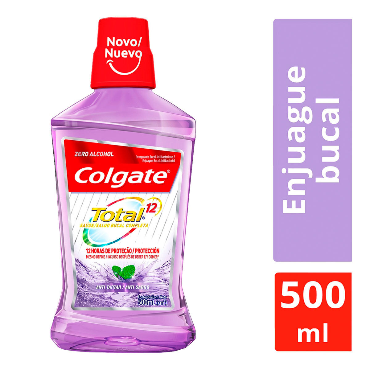 Enjuague Total 12 Anti Sarro Colgate 500.0 Ml