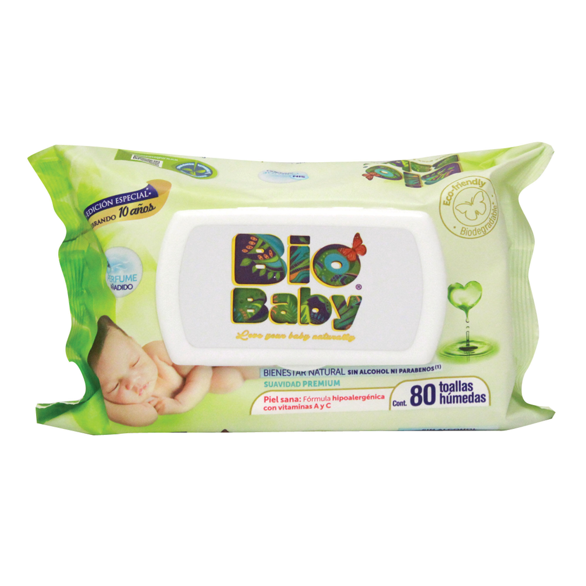 Toallitas Humedas P Bebe Refill Bio Baby 80 0 Pza