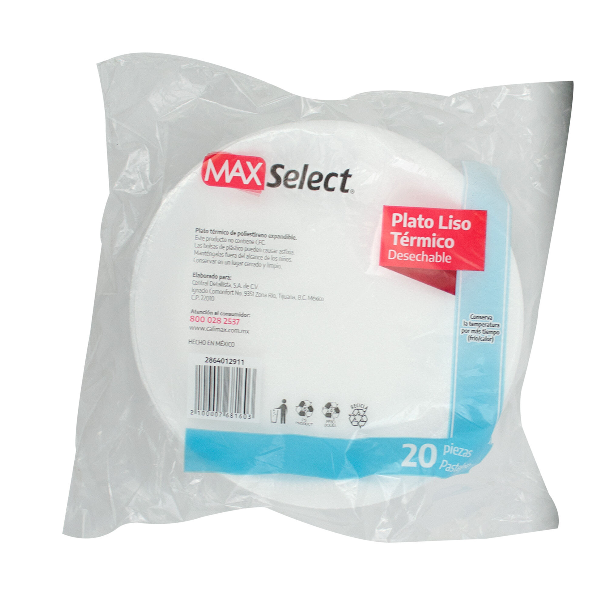Plato Foam Pastel 6 Max Select 20.0 Pza