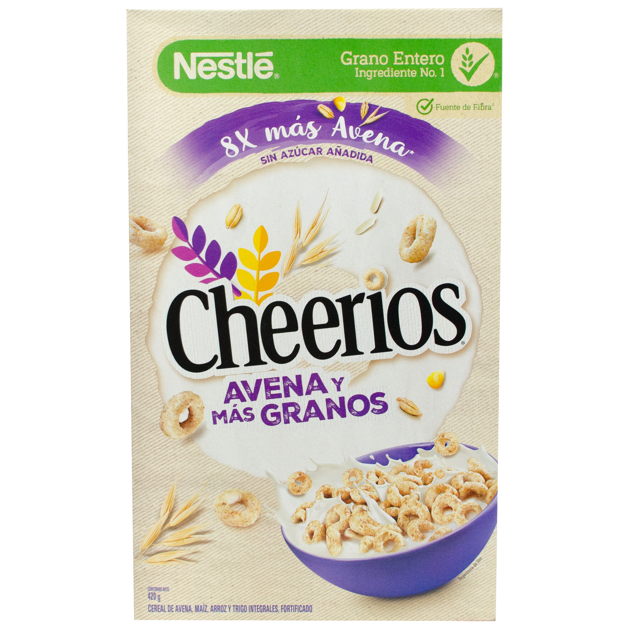 Cereal Cheerios Avena+granos Nestle 420.0 Gr