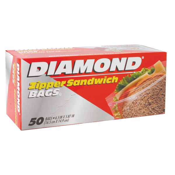 Bolsa Cocina Para Sandwich Diamond 50.0 Pza