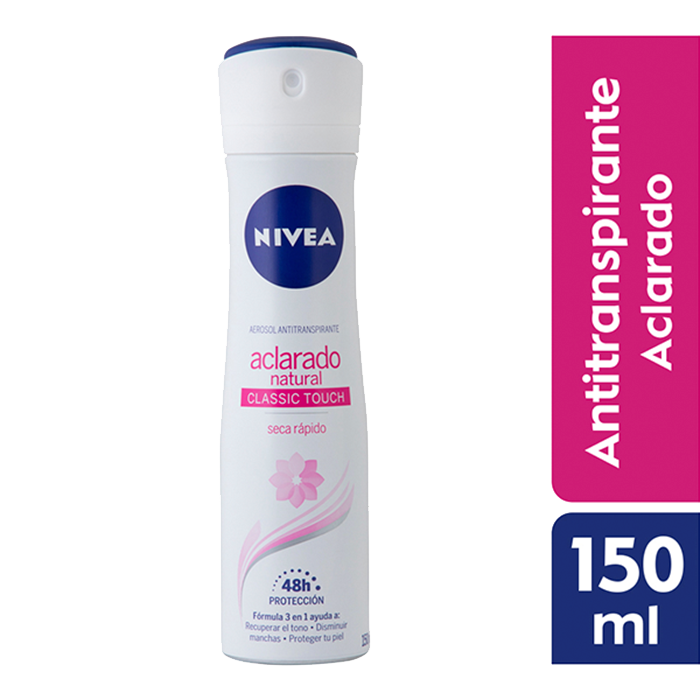 Deo Aerosol Aclarado Nat Classic Touch Nivea 150.0 Ml