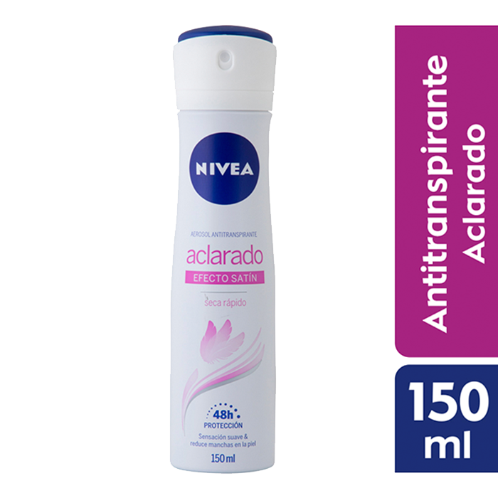 Deo Aerosol Aclarado Efect Satin Nivea 150.0 Ml