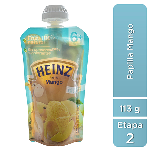 Papilla Flexipack Mango Heinz 113.0 Gr