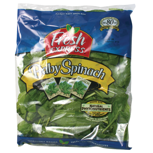 Ensaladas Mezcla Espinaca Baby Fresh Express 6.0 Oz