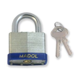 Candado Laminado Doble Seguridad Madol 30.0 Mm