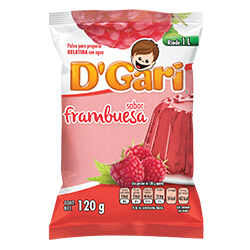 Gelatina Frambuesa Dgari 120.0 Gr