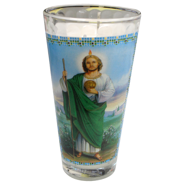 Veladora Limon Rosita San Judas Luz Eterna 1.0 Pza
