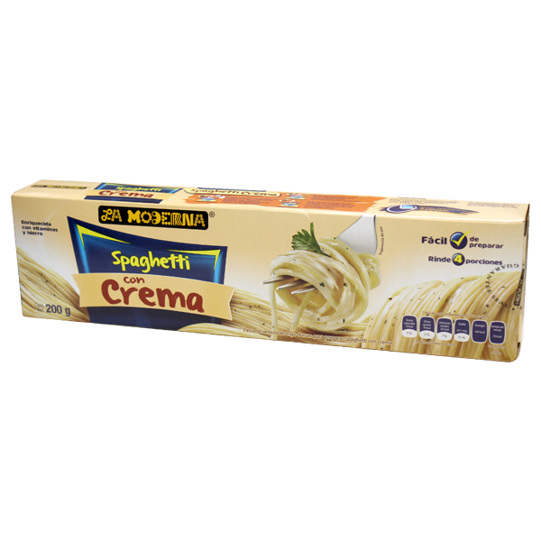 Sopa Spaghetti Con Crema La Moderna 200.0 Gr