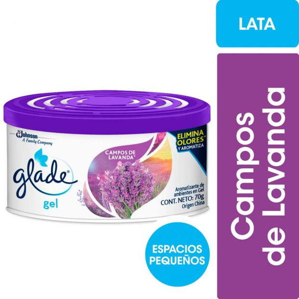 Aromatizante Ambiental Lata Campos De Lavanda Glade 70.0