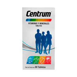Multivitaminas Centrum 60 0 Tab