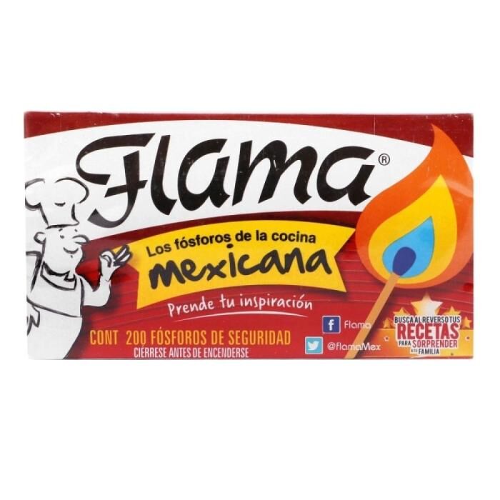 Cerillos De Madera Flama 2.0 Cajet