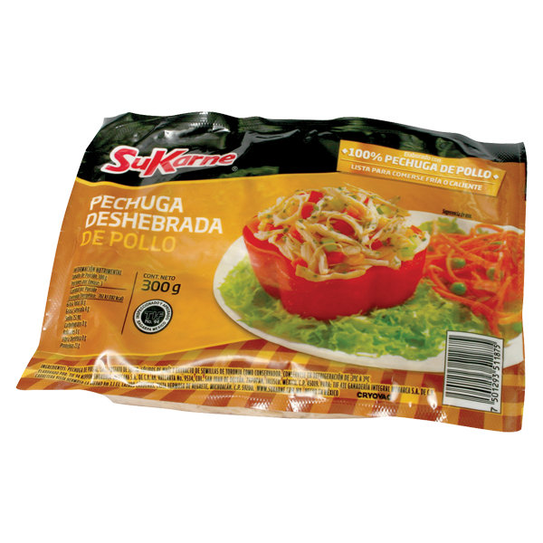 Pechuga De Pollo Deshebrada Sukarne 300.0 Gr