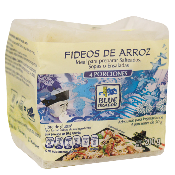 Fideos De Arroz Blue Dragon 200.0 Gr