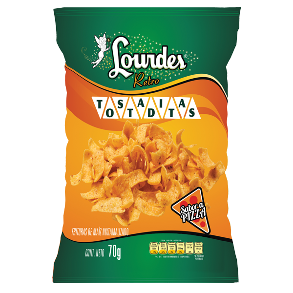 Fritos Tostaditas Sabor Pizza Lourdes 70.0 Gr