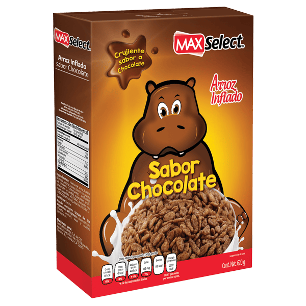 Cereal Arroz C/chcolate Max Select 620gr